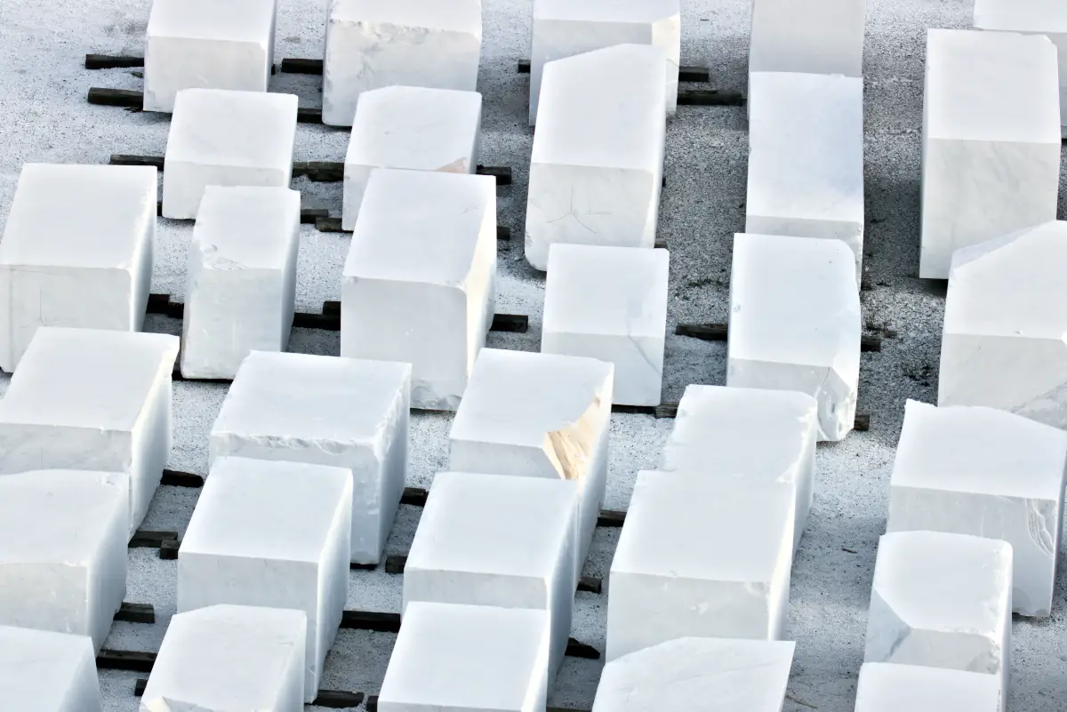Blocchi di marmo, Carrara.